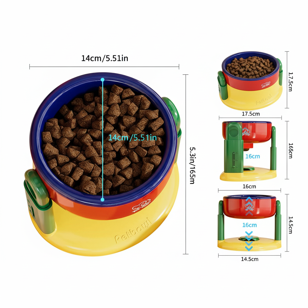 Ciotola Rialzata Ergonomica Pet Bowl™